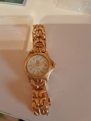 Reloj Tag Heuer chapado en oro