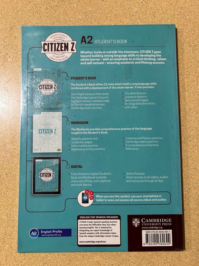 Citizen Z A2 Student's Book with Augmented Reality