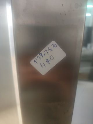 Campana extractora acero inoxidable industrial