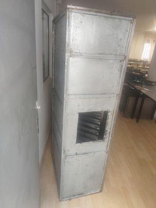 Campana extractora acero inoxidable industrial