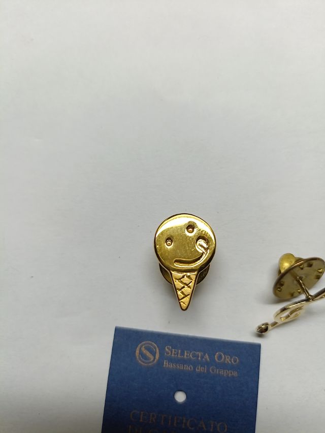 2 gadget placcati Oro 24 Kt Selecta Oro