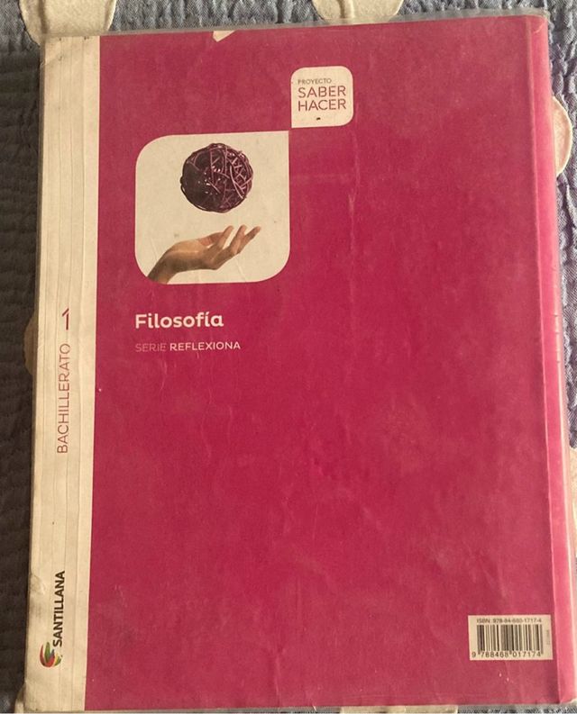 FILOSOFIA SERIE REFLEXIONA 1 BTO SABER HACER