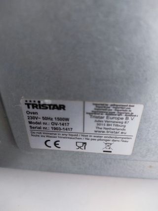 Horno Tristar 18L - Compacto