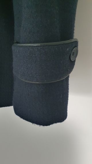 Abrigo Salsa Jeans azul, talla M, muy elegante
