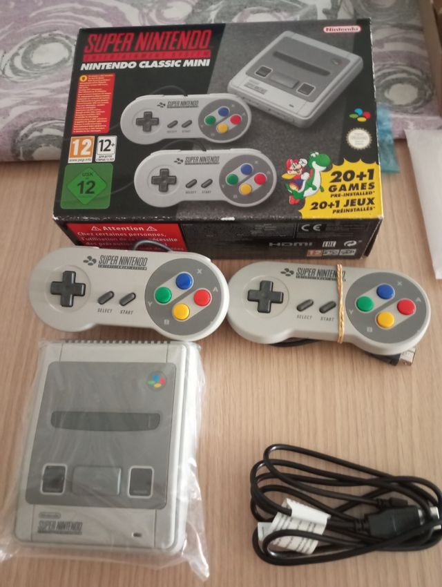 Super Nintendo Classic Mini - 20+ juegos