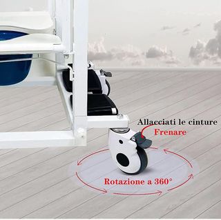 Silla de ruedas de transferencia. 