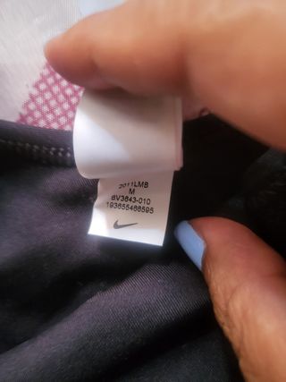 Sujetador deportivo Nike S/M negro