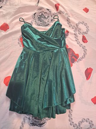 Vestito verde corto estivo