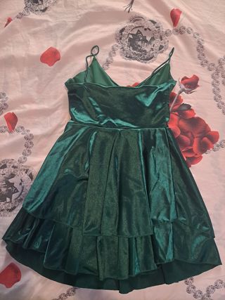 Vestito verde corto estivo