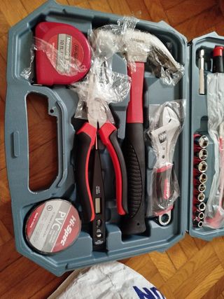 Maletín herramientas bricolaje Hi-Spec