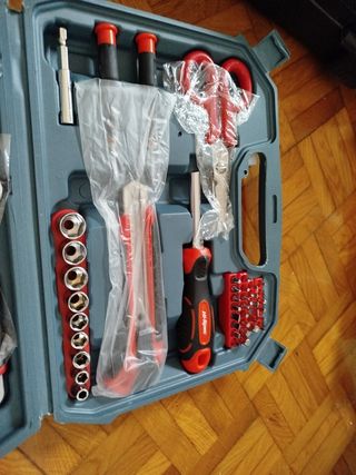 Maletín herramientas bricolaje Hi-Spec