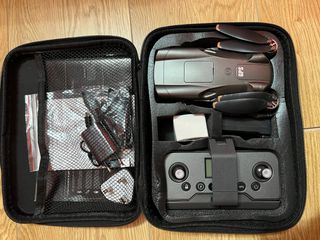 Dron plegable negro