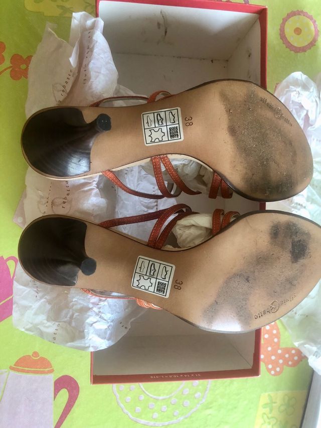 Sandalias Silvia Ribatto Piel Talla 39