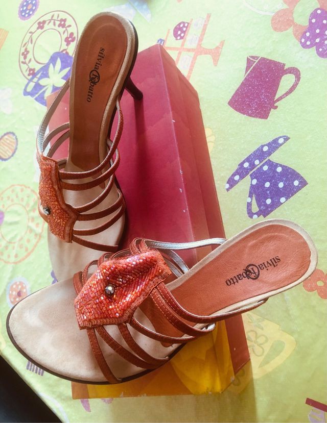 Sandalias Silvia Ribatto Piel Talla 39