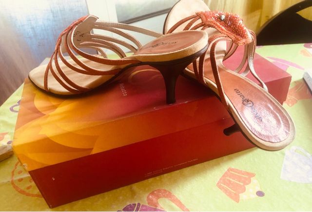 Sandalias Silvia Ribatto Piel Talla 39