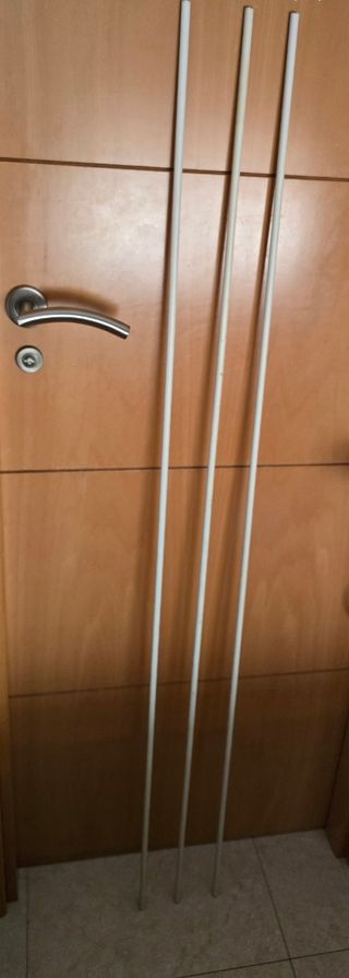 Barras Cortina IKEA - 3uds. Blancas