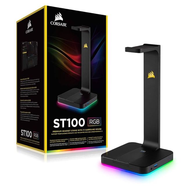 Corsair ST100 RGB: Soporte auriculares