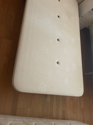 Canapé 105cm blanco - Tapizado