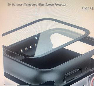 Cristal Templado + Funda Apple Watch 44mm 4 5 6 SE