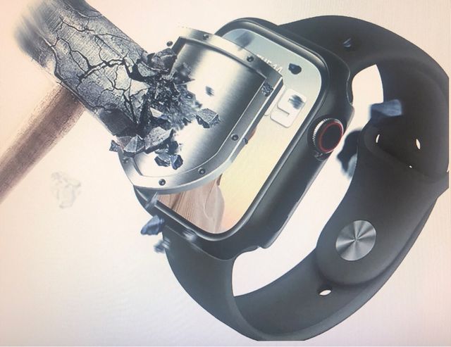 Cristal Templado + Funda Apple Watch 44mm 4 5 6 SE