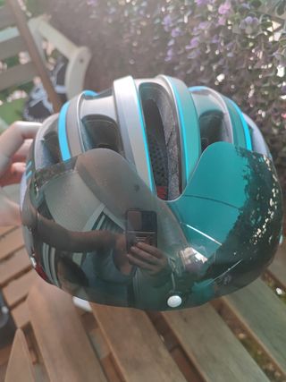 Casco bici Shoei negro-azul