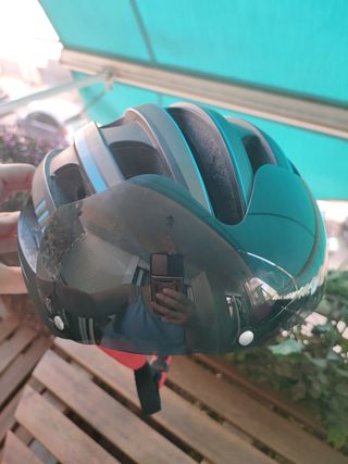 Casco bici Shoei negro-azul
