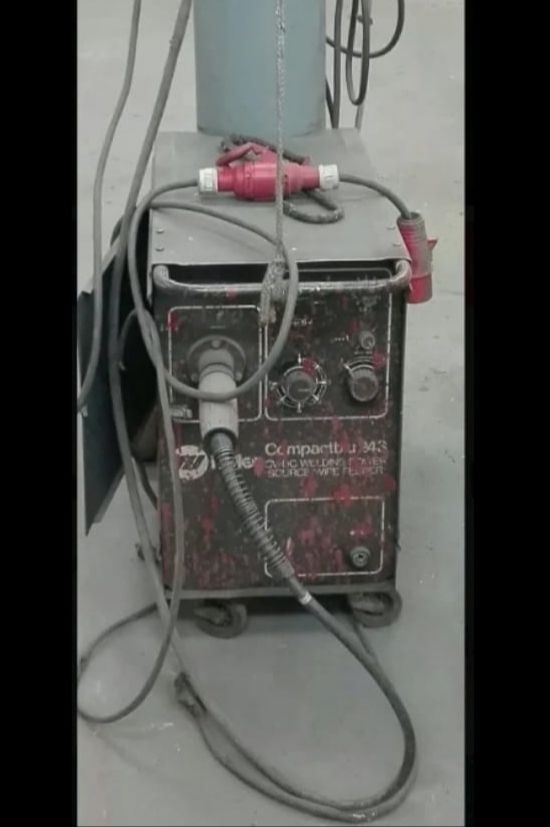 Máquina hilo soldar"Miller"+rollo hilo+antorcha