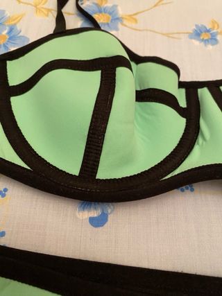 Bikini neopreno - Turquesa & Negro