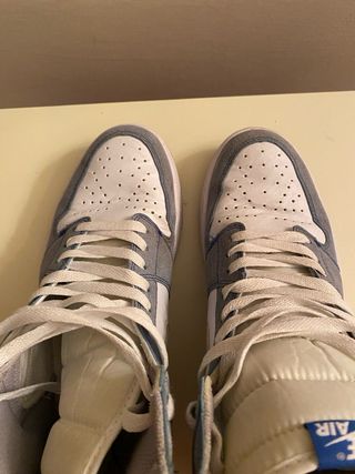 Jordan 1 High - Scarpe Blu Grigie