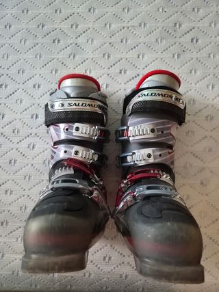 Botas Salomon Esquí - Gris/Rojo