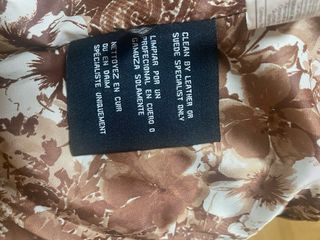 Chaqueta piel marrón Guest