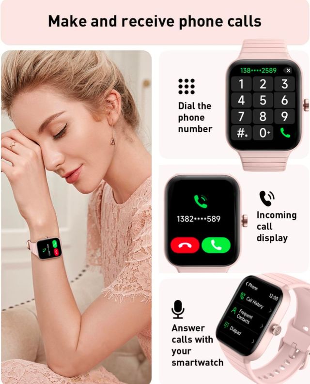 Smartwatch Mujer Rosa - Reloj Inteligente