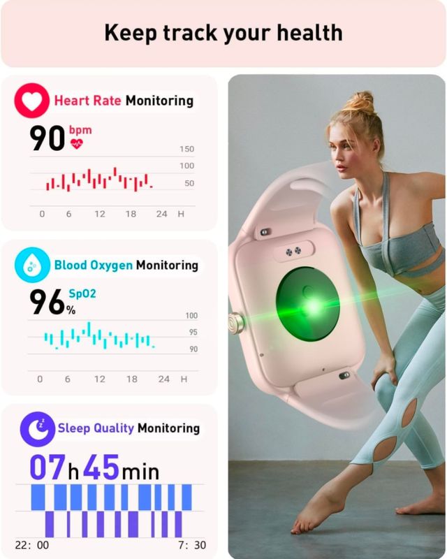 Smartwatch Mujer Rosa - Reloj Inteligente