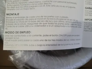 Aro LED Selfie con trípode Pequeño