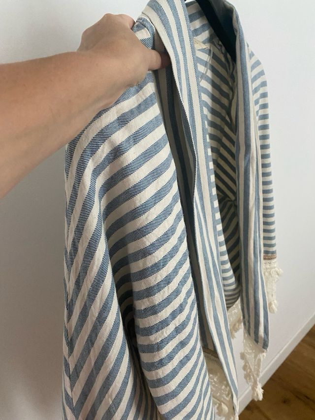 Kimono KAOS Jeans blu a righe