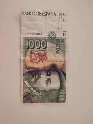 Billete 1000 Pesetas España 1992