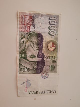 Billete 1000 Pesetas España 1992