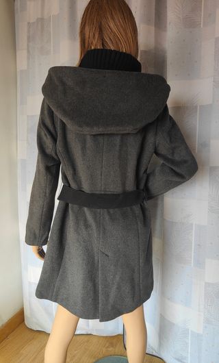 Abrigo ZARA gris mujer talla M
