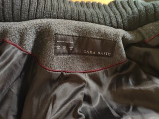 Abrigo ZARA gris mujer talla M