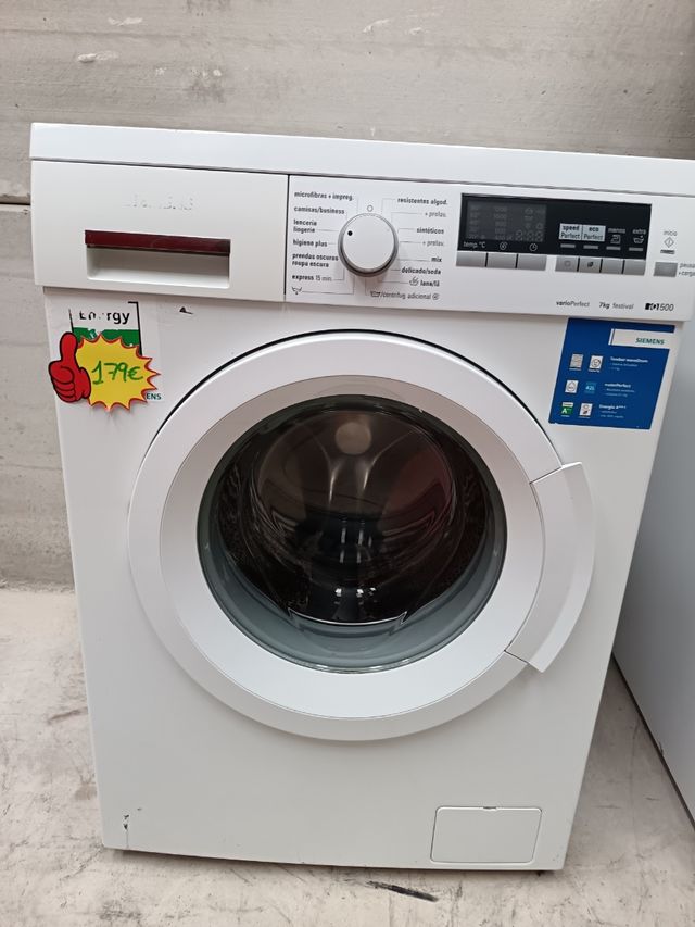 LAVADORA SIEMENS 7KG A+++