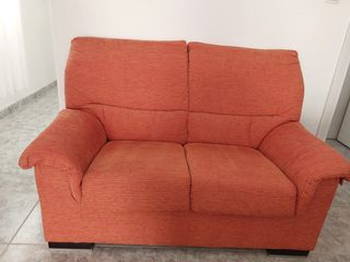 Juego 2 Sofas 2 plazas - color naranja