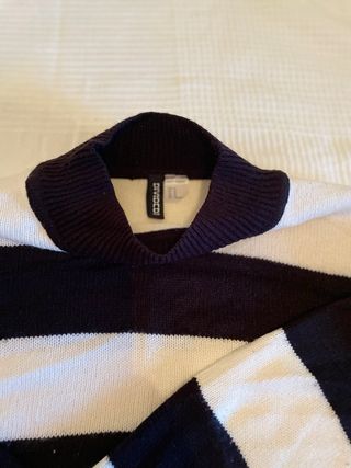 Jersey rayas blanco-negro