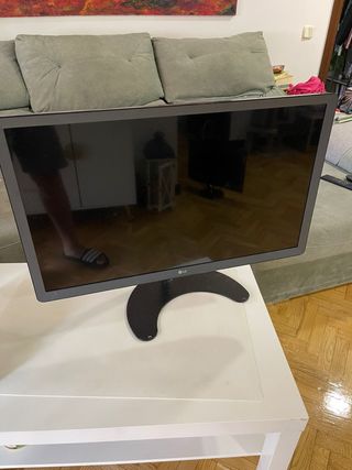Monitor LG 22" Negro y pantalla televisión 