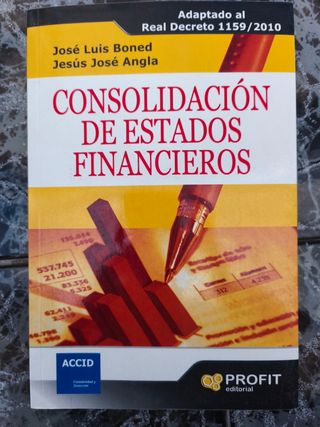 Consolidación de estados financieros: Adaptado ...