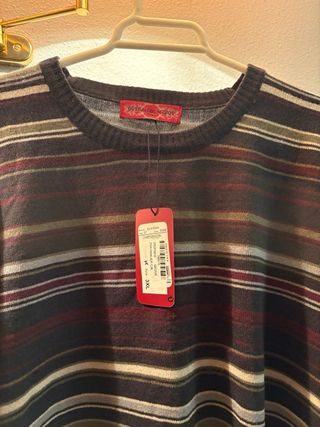Jersey rayas multicolor marrón