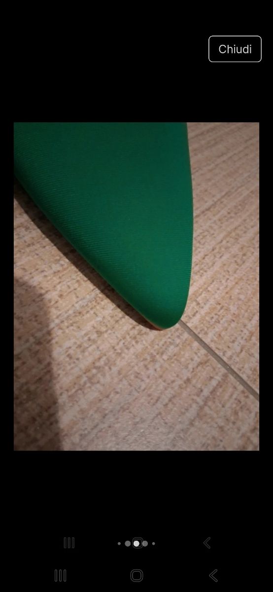 Scarpe tacco verde 38