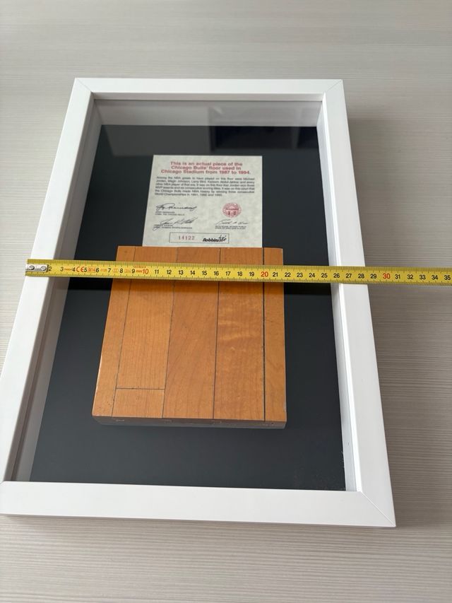 Pezzo originale parquet Chicago Bulls 1987-94