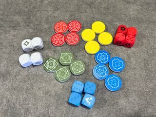 Tokens y dados Earthborne Ranger