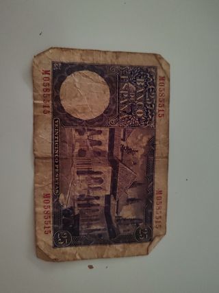 Billete 25 pesetas España 1954