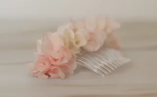 Tocado floral preservada